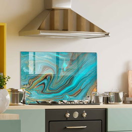 Wallity Pintura decorativa de vidrio templado 1529 (70 x 100 cm) Multicolor